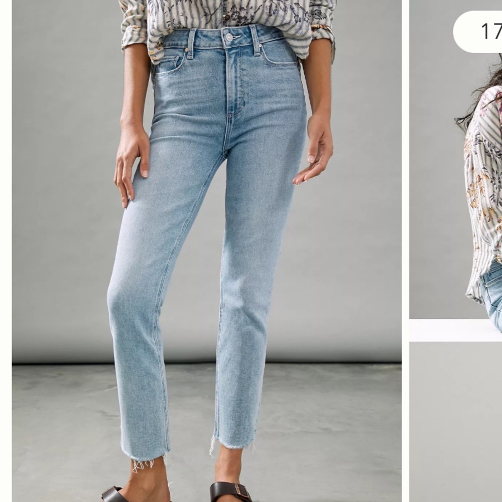 Paige Cindy slim straight Jean size 28